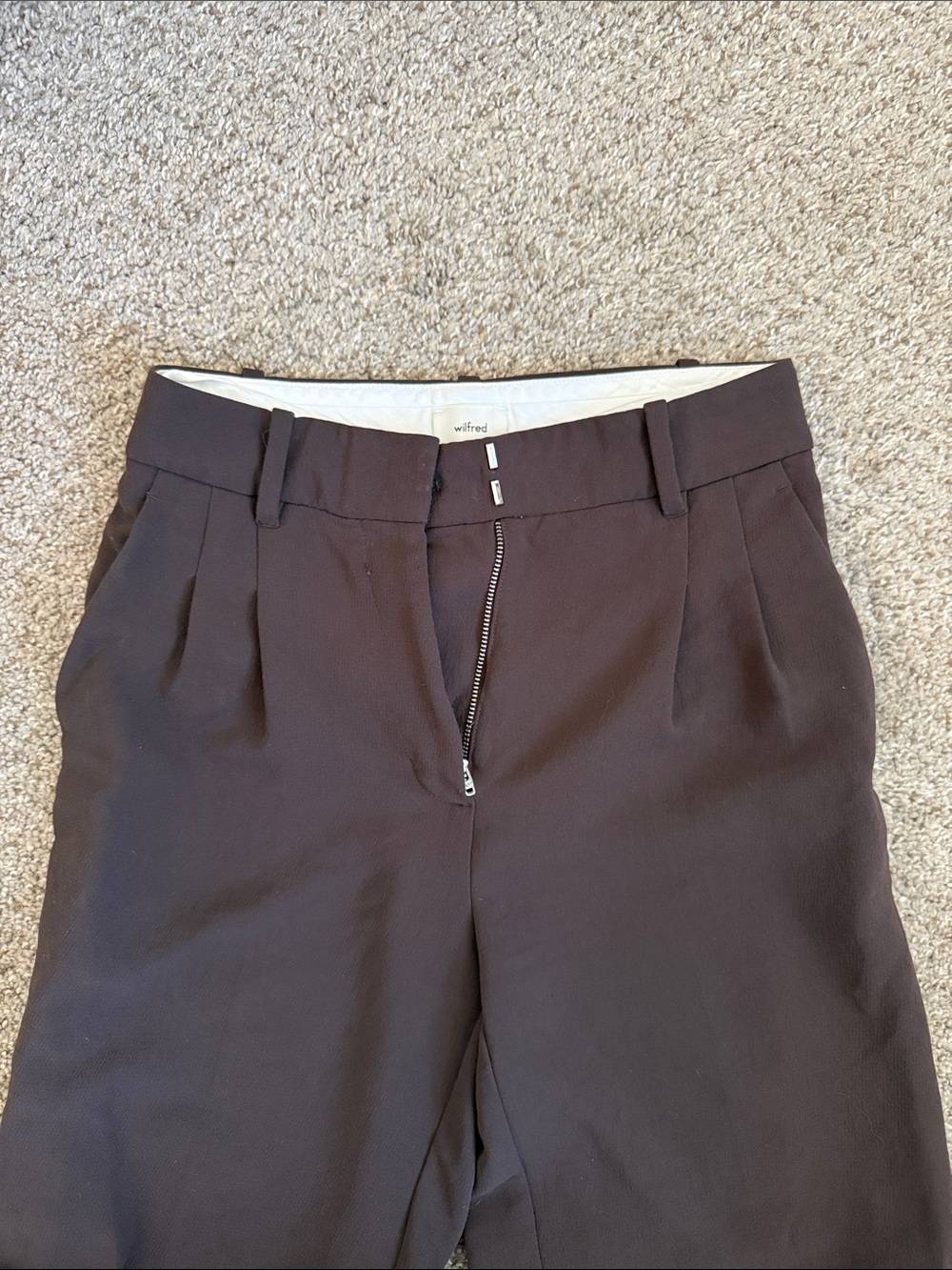 Brown effortles pants